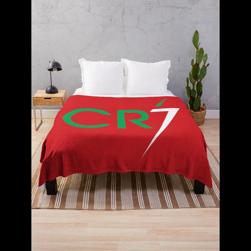 Home Textiles Portugal - Cristiano Ronaldo CR ฟุตบอลฟุตบอลโปรตุเกสแชมป์โยนผ้าห่มเหมาะสําหรับตกแต่งบ้านสิ่งทอ