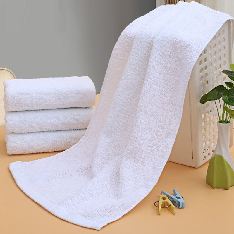 สีขาวผ้าฝ้ายนุ่มผ้าเช็ดตัวผ้าเ - Home Textiles Face Towel บทวิจารณ์และราคา