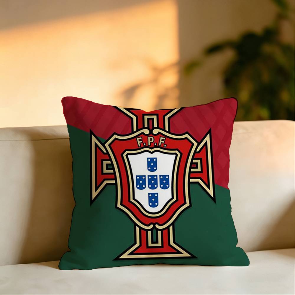 ปลอกหมอนพิมพ์ลายสองด้านรูปธงชา - Home Textiles Portugal บทวิจารณ์และราคา