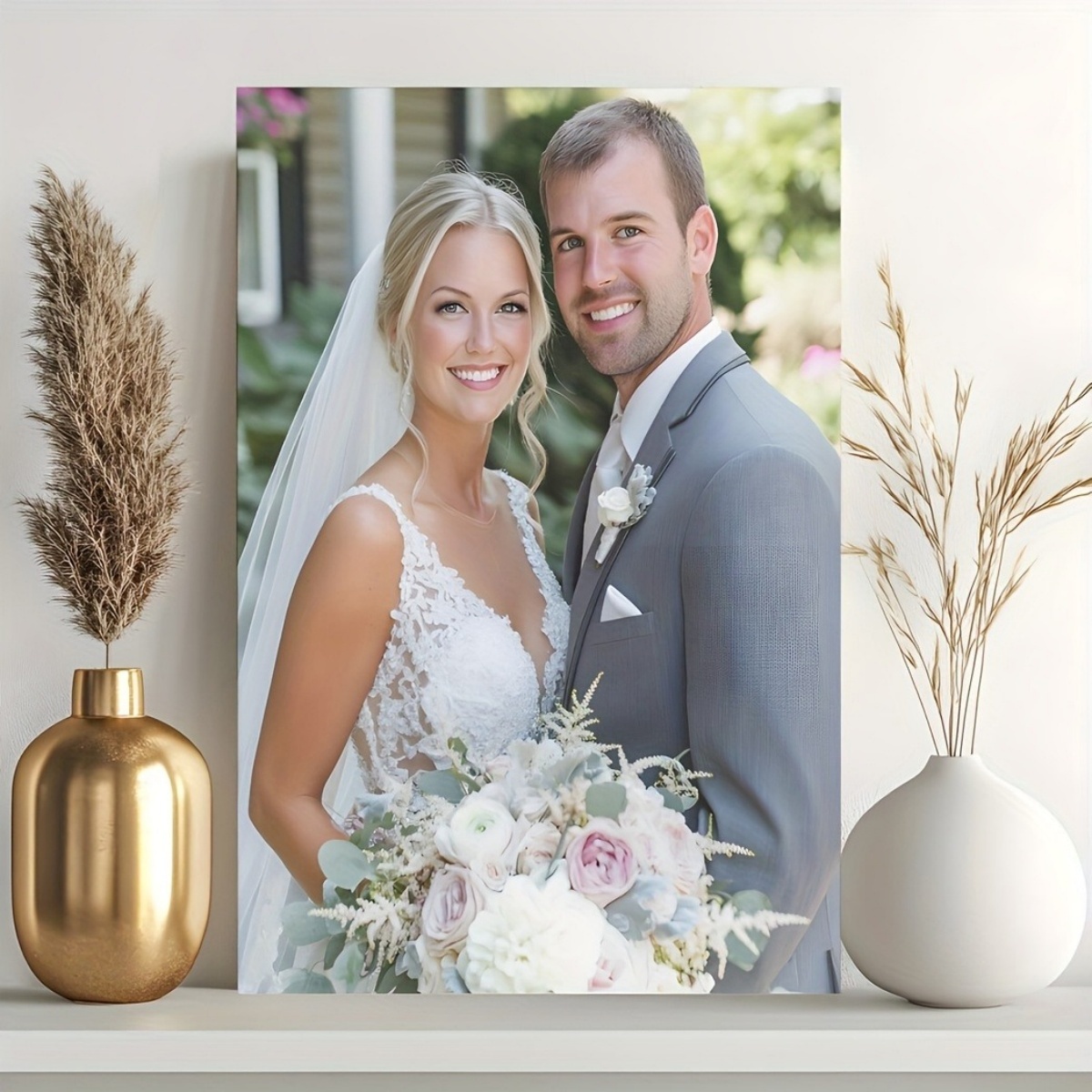 งานศิลปะติดผนังที่ปรับแต่งได้— - Home Textiles & Decorations บทวิจารณ์และราคา