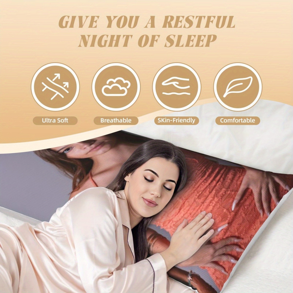 ปลอกหมอนอิงลายภาพถ่ายสั่งทำพิเ - Home Textiles & Decorations บทวิจารณ์และราคา